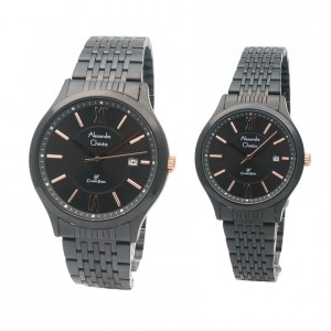 Alexandre Christie AC 8585 Full Black Couple